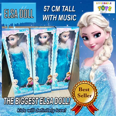 Experience the power and beauty of Elsa's ice magic with the magical movements doll